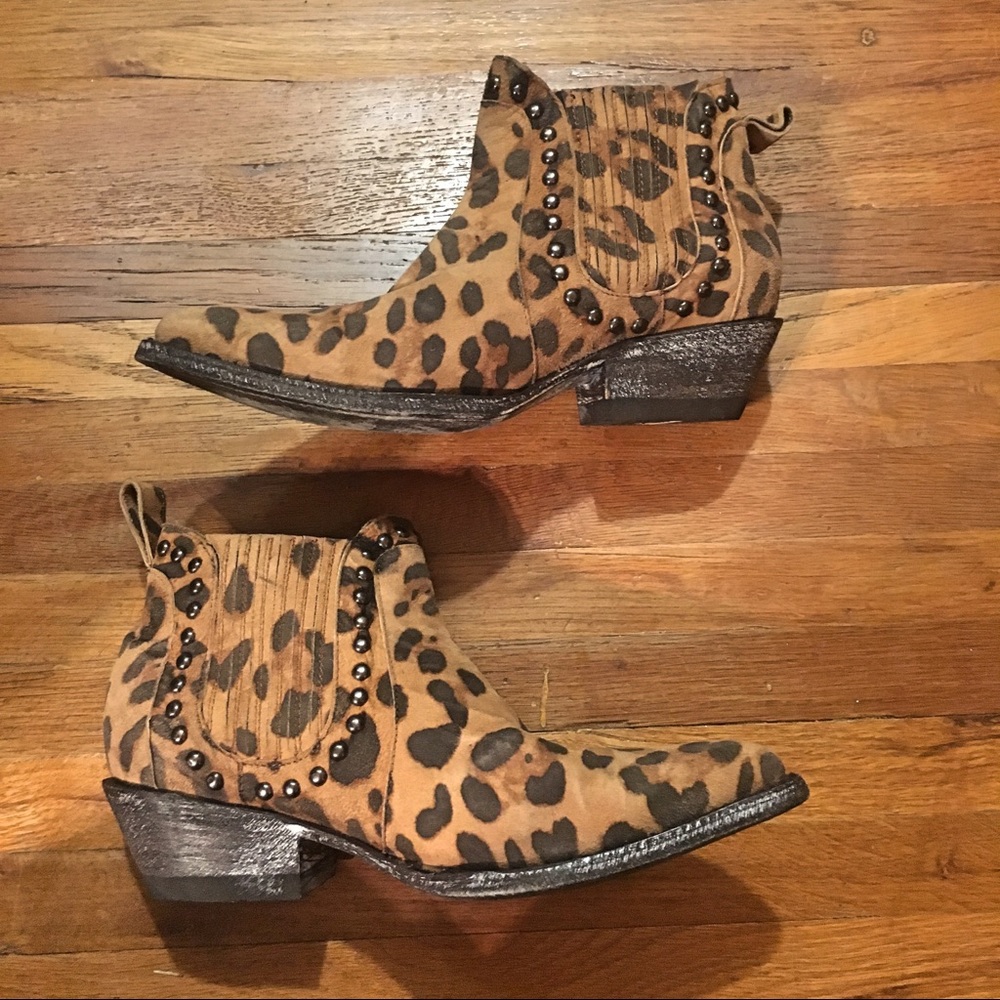 ❌SOLD❌ OLD GRINGO TEENA LEOPARD BOOTS - Picture 3 of 5